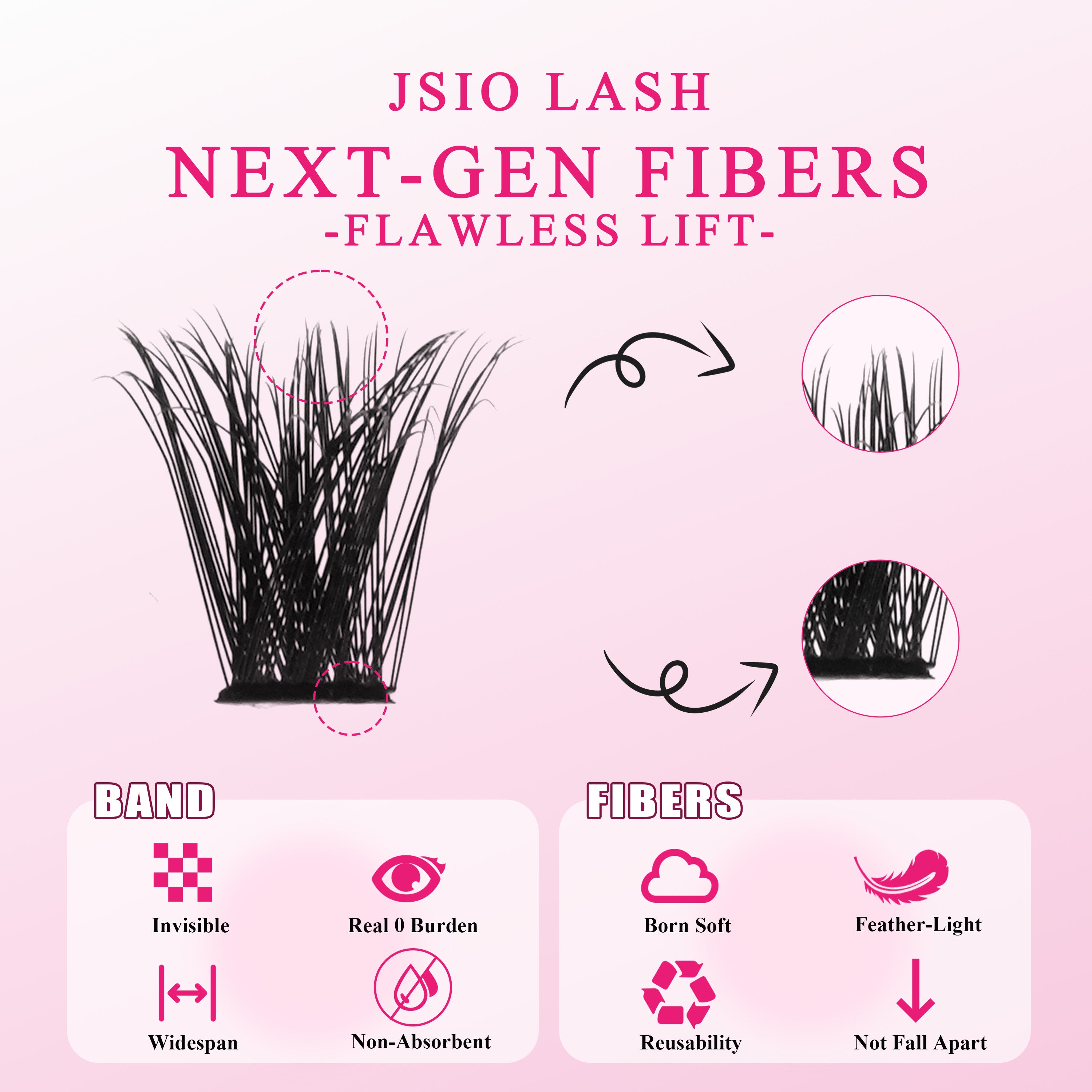 Wispy Lash Clusters Kit 720pcs, Individual False Eyelashes 10–20mm with Bond & Seal, Natural 3D DIY Lash Kit for Beginners