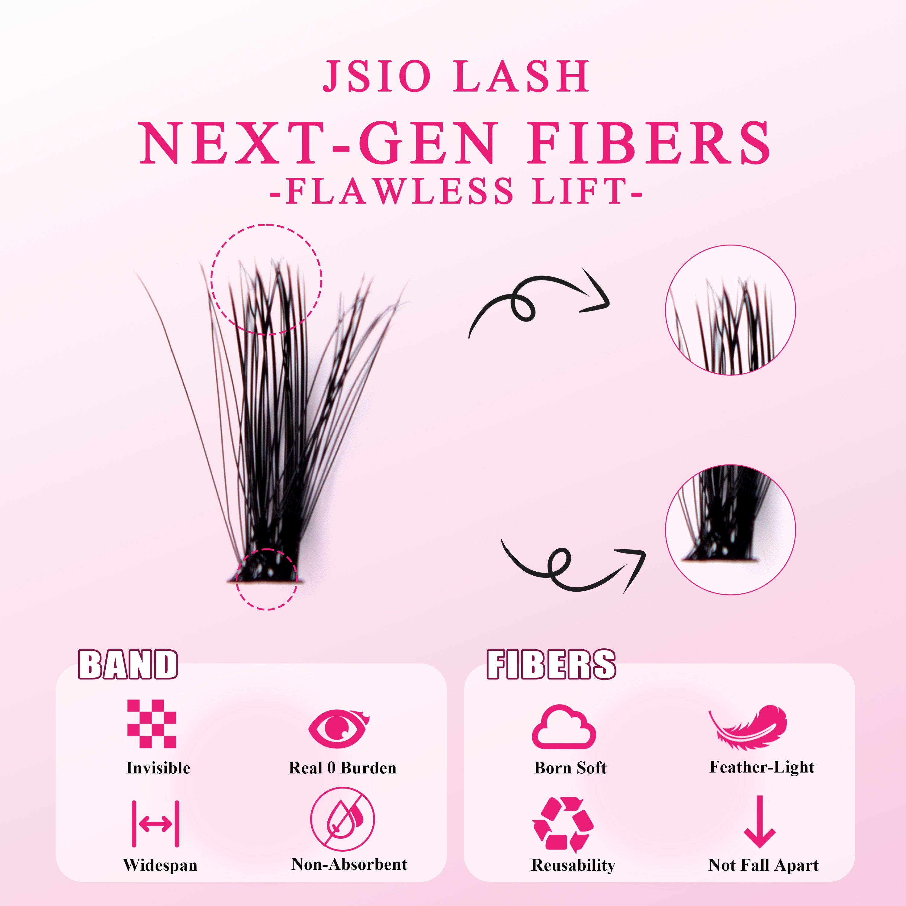 Wispy Lash Clusters Kit 720pcs, Individual False Eyelashes 10–20mm with Bond & Seal, Natural 3D DIY Lash Kit for Beginners