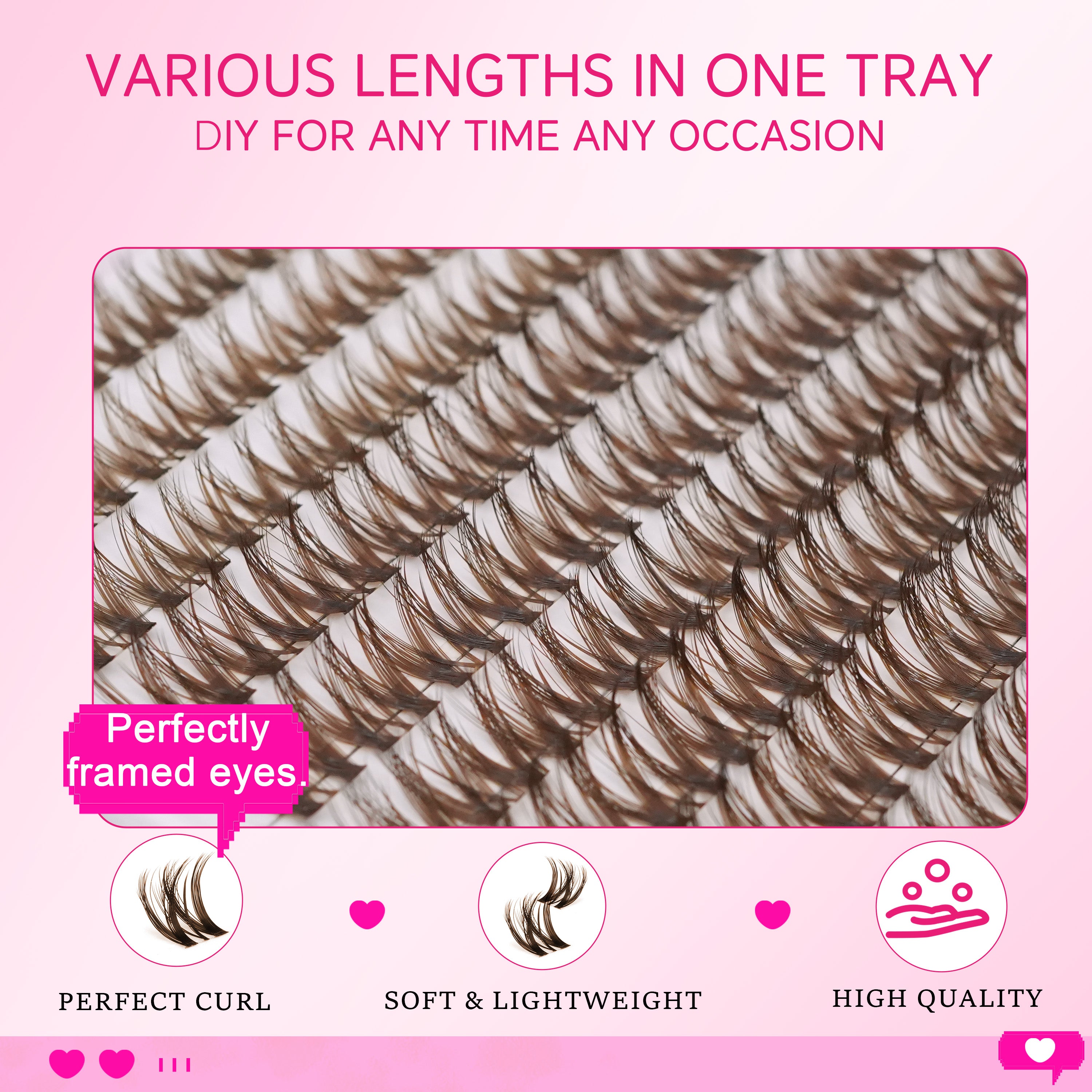 DIY Lash Cluster-Flaunt Brown