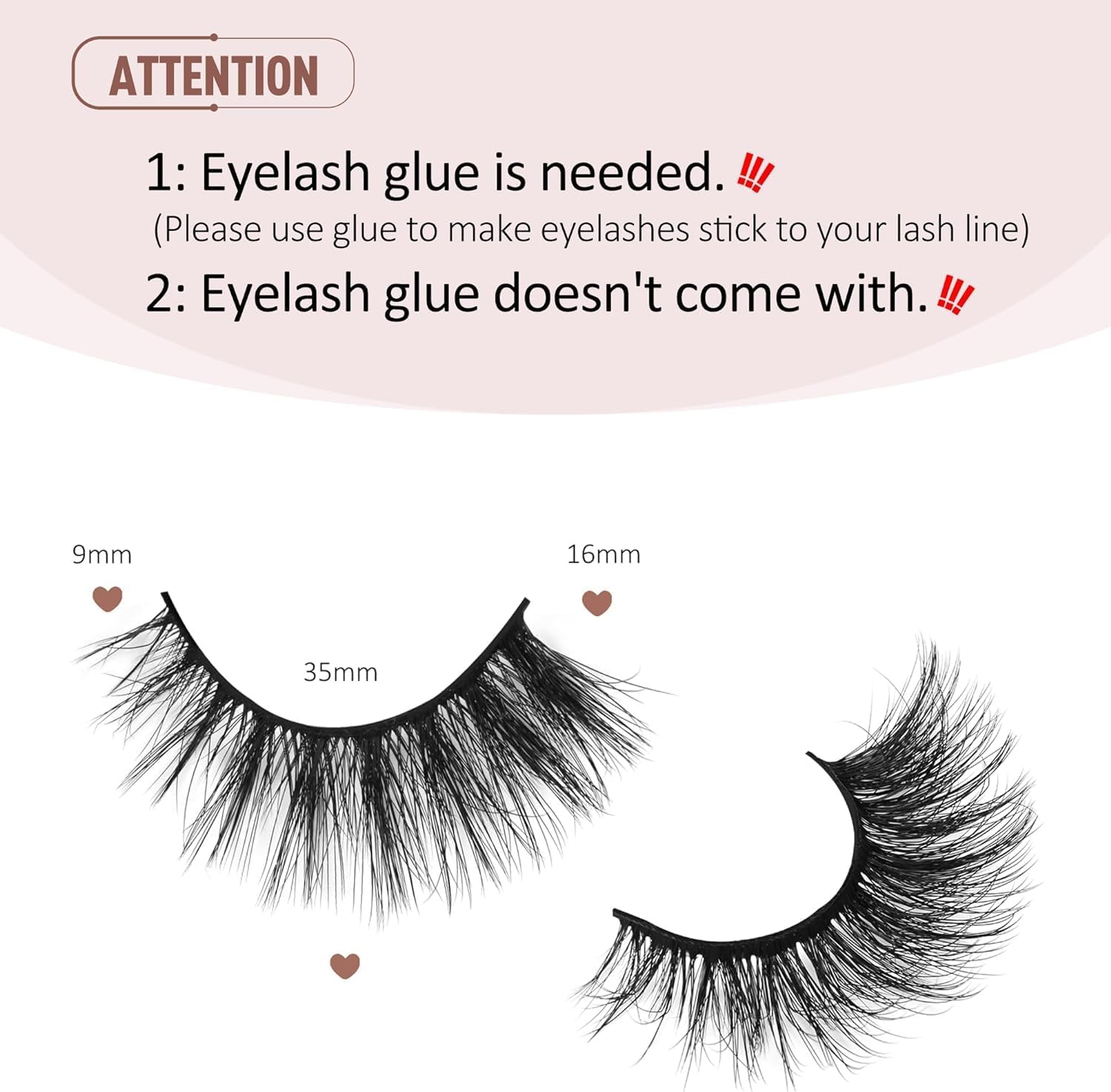 10 Pairs False Eyelashes, Natural Cat Eye Lashes with D Curl Lash Clusters, Reusable Wispy Thick Lashes, 3 Styles Mixed Eyelashes for Beginners