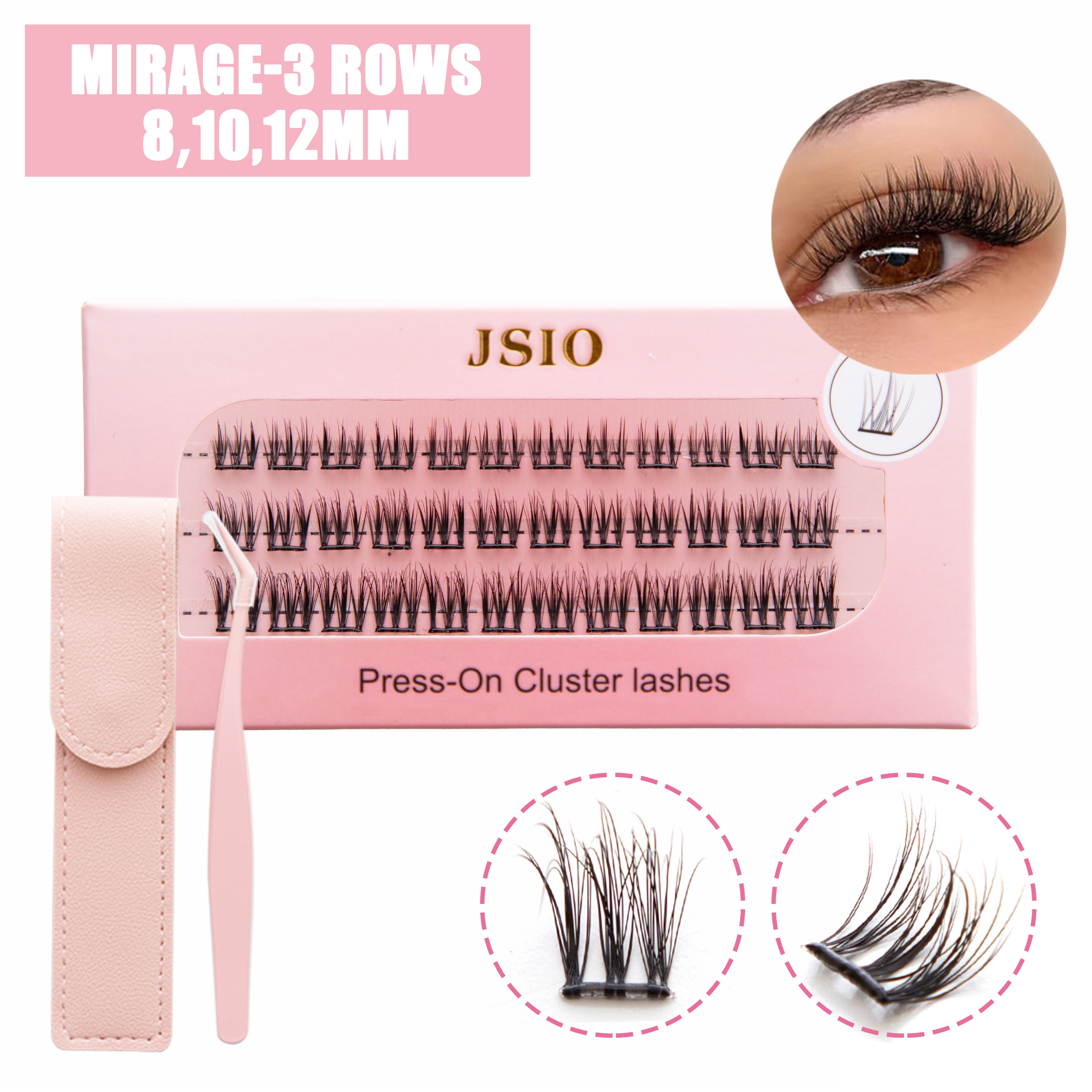 Pre Glued Lash Cluster-Mirage