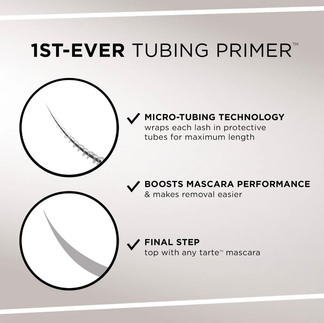 2-Step Tubing Lash Duo – White Lash Primer & Black Mascara Set, Instant Lash Extension Effect, 24H Smudge-Proof, Volumising & Lengthening, Easy Warm Water Removal