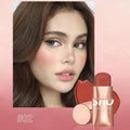 Blush Stick, 3 in 1 Cream Blush for Cheeks, Lips and Eyes, Moisturising Waterproof Cream Blusher, Easy to Apply Makeup Stick for Mature Skin
